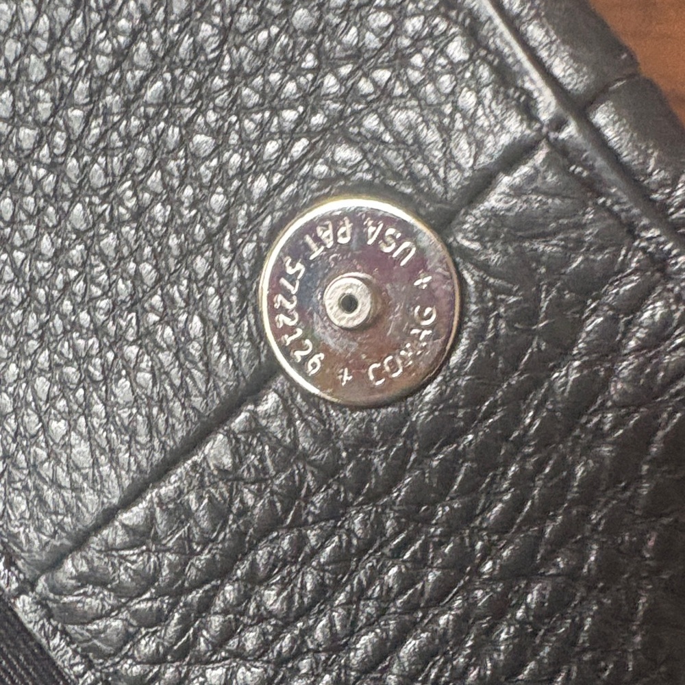 Coach Rare Phoebe Hobo Bag F38251 Black and Tan Leather Bag - Picture 6 of 10